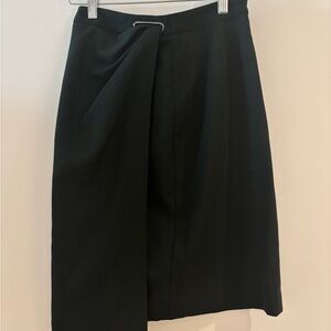 Reiss Dark Green Pencil Skirt